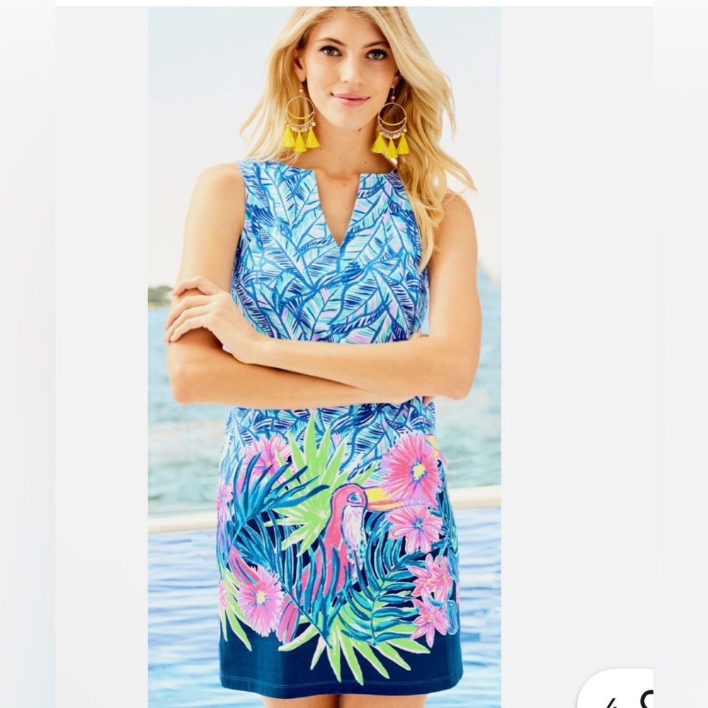 Lilly Pulitzer
Harper Bennet Blue Lets Mango French Terry Shift Dress